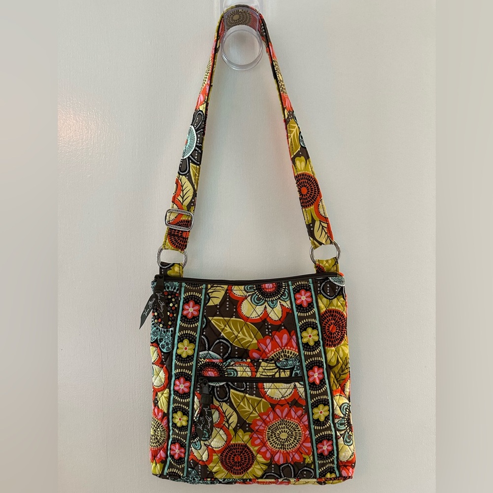 Vera Bradley Flower Shower Hipster Crossbody NEW